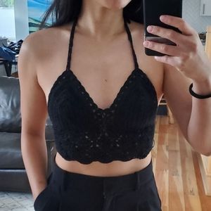 Crochet Crop top, small